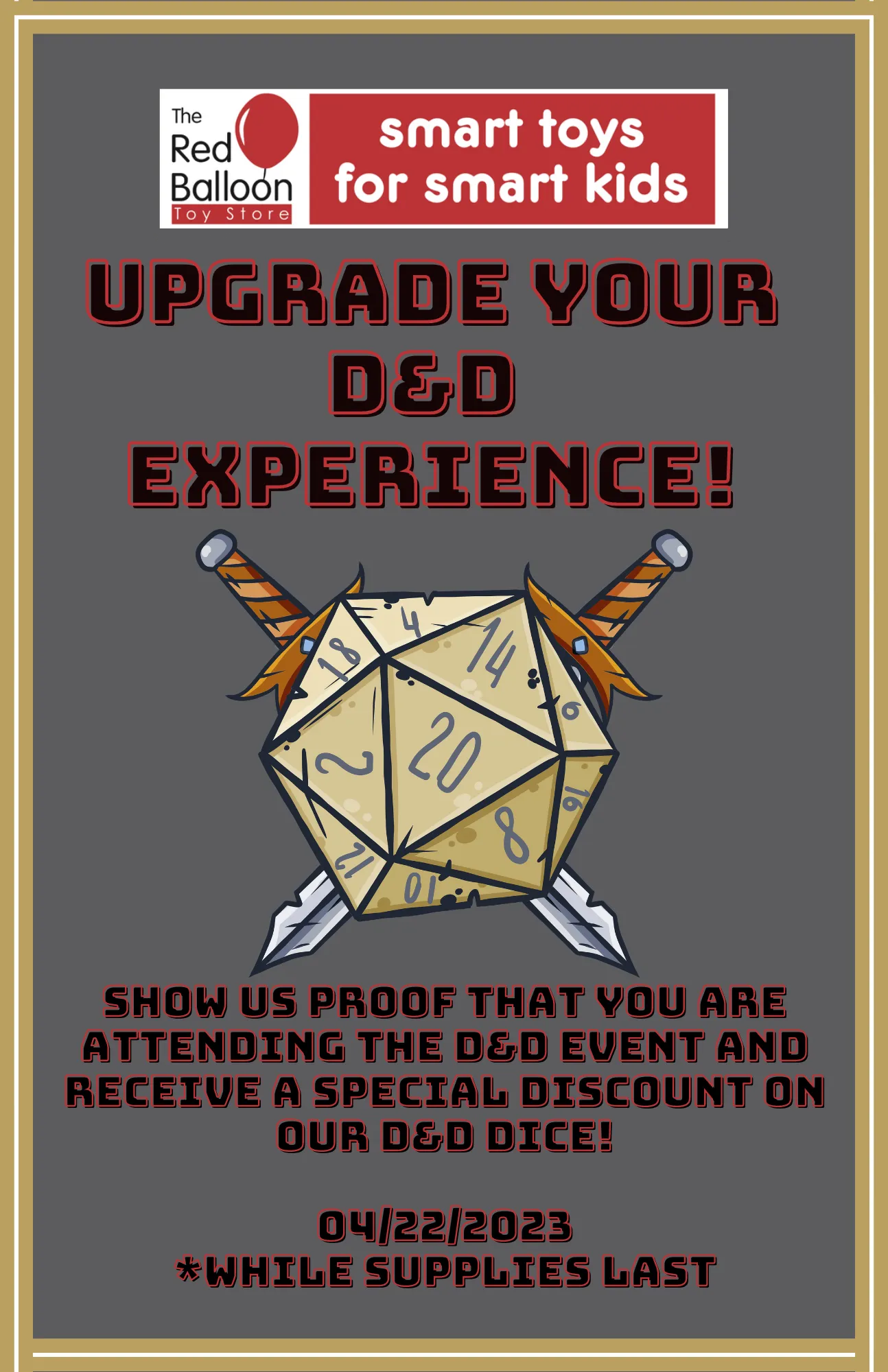 Discounts on Dice! Red Balloon Toy Store icon