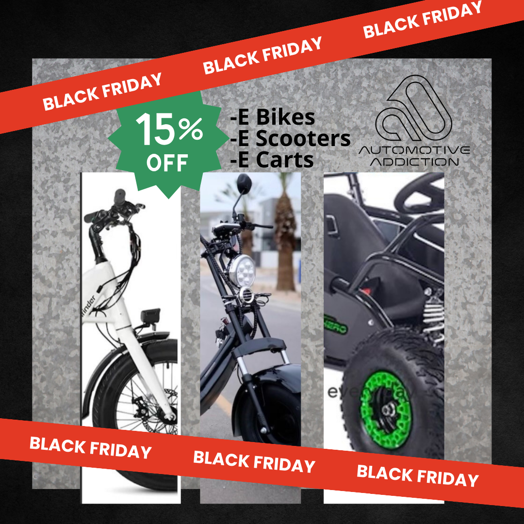 Automotive Addiction – 15% OFF E-Transportation icon
