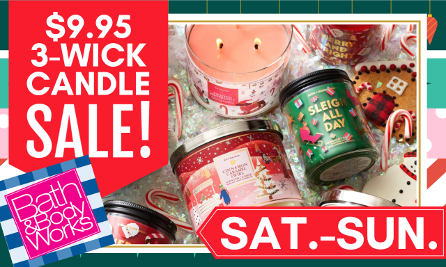 $9.95 3-Wick Candles!! icon