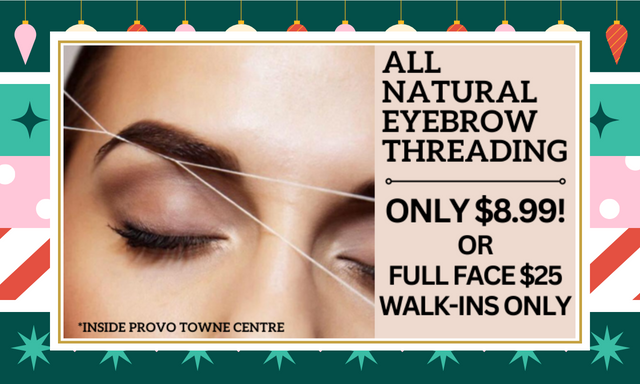 Eyebrow Threading only $8.99! icon