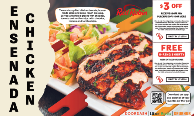 $3 OFF at Red Robin icon