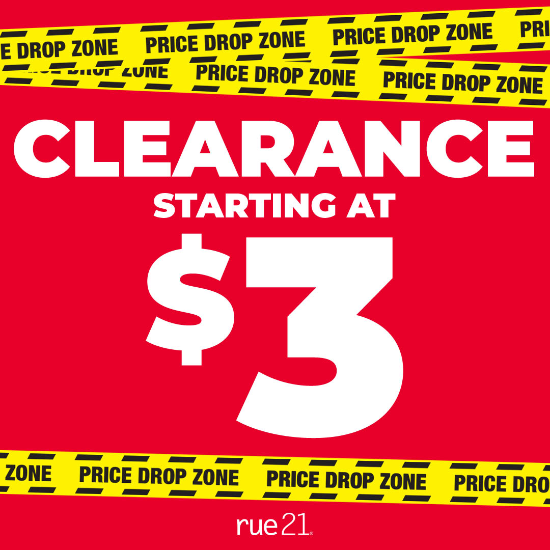 Rue21 – PRICE DROP ZONE as low as $3 icon
