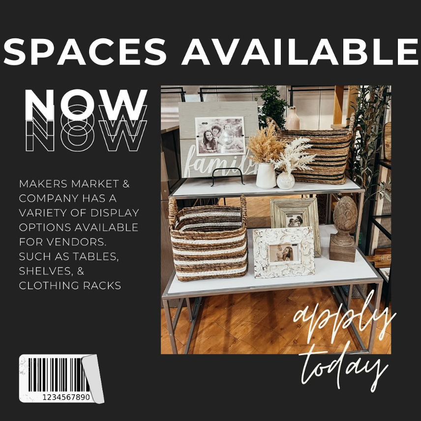 Maker’s Market Vendor Spaces Available icon