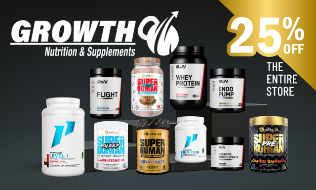 Growth Nutrition – 25% OFF! icon